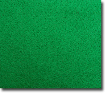 Small Felt Close Up Card Mat - Green